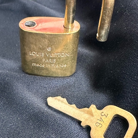 Louis Vuitton Brass Padlock with Key #346 - Picture 3 of 3